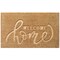 Gardenised Heavy Duty Coco Coir Doormat Non Slip PVC Baking Embossed Welcome Design Natural Coconut Fiber Floor Mat for Front Door Porch Patio Entryway Garage Mudroom & Outdoor Use 18x30"